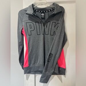 Victoria’s Secret “PINK” active wear quarter zip jacket